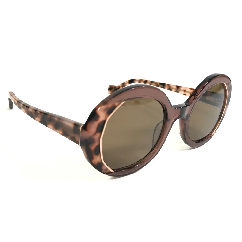 J.F. Rey Sunglasses AMANDA 9893 Brown Pink Tortoise with Brown Polarized Lenses